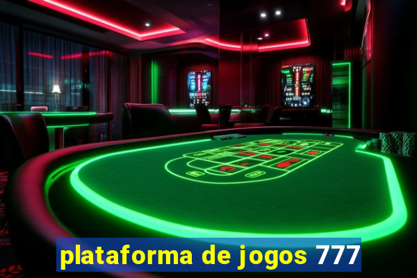 plataforma de jogos 777